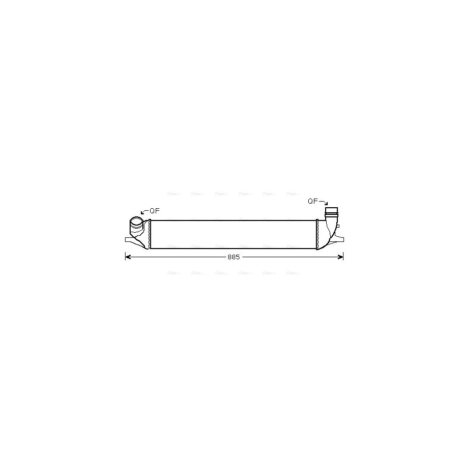 Intercooler - AVA RTA4426