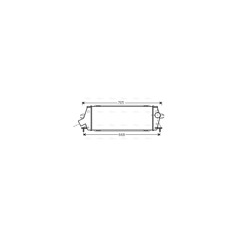 Intercooler - AVA RTA4456
