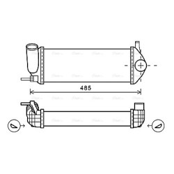 Intercooler - AVA RTA4484