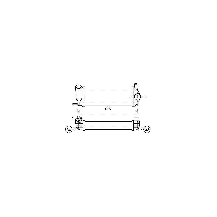 Intercooler - AVA RTA4484