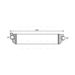 Intercooler - AVA RTA4498