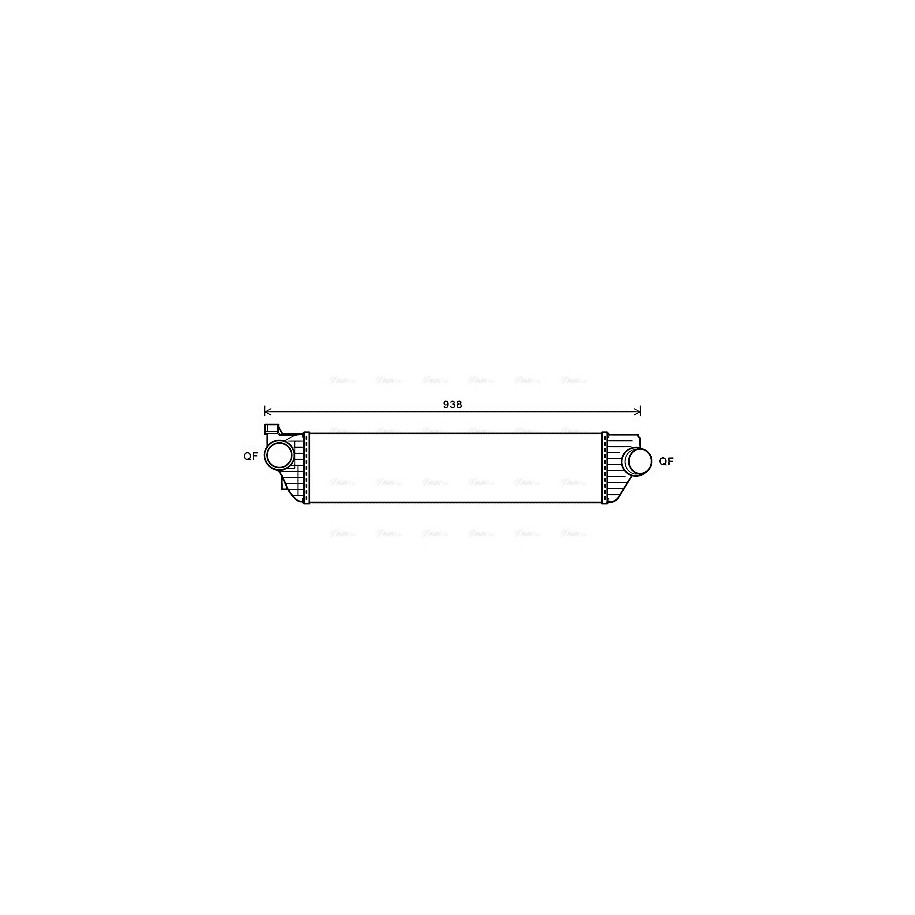 Intercooler - AVA RTA4498