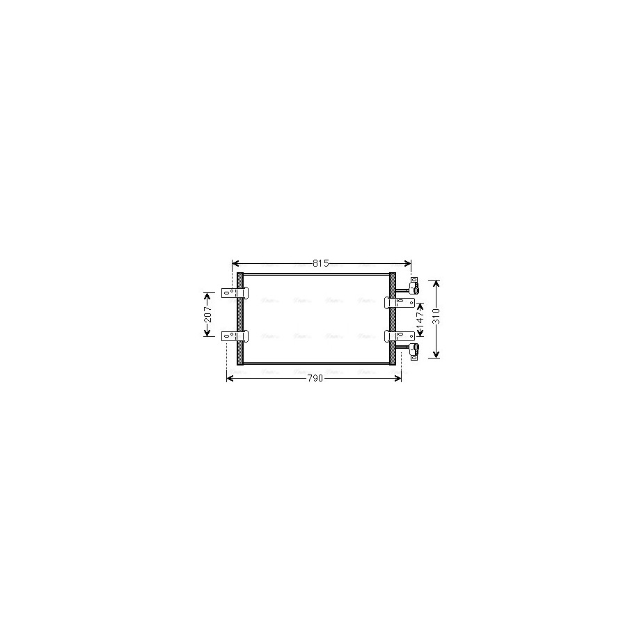 AC Condenser - AVA RTA5451