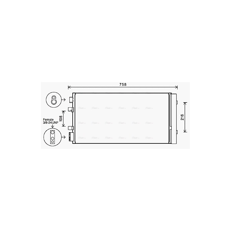 AC Condenser - AVA RTA5483D