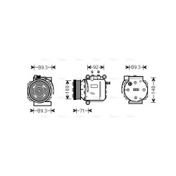 AC Compressor - AVA SBAK053