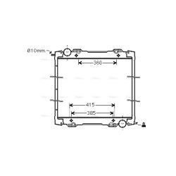 Radiator - Engine Cooling - AVA SC2027