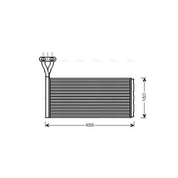 Heater Matrix - AVA SC6015
