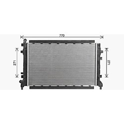 Engine Radiator - AVA ST2048