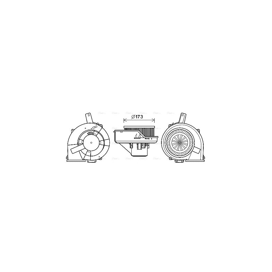 Heater Blower Motor - AVA ST8046