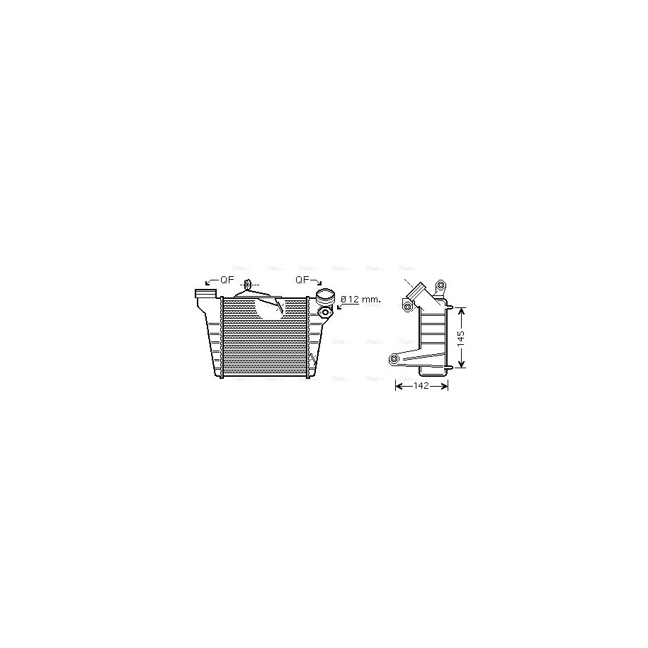 Intercooler - AVA STA4036
