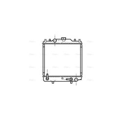 Radiator - Engine Cooling - AVA SZ2029