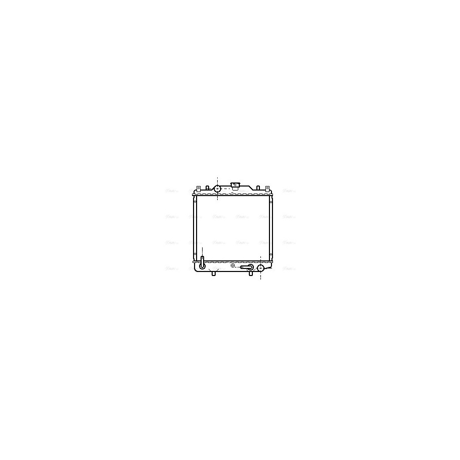 Radiator - Engine Cooling - AVA SZ2029