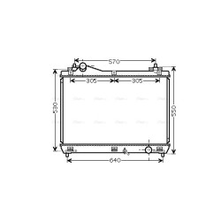 Radiator - Engine Cooling - AVA SZ2103