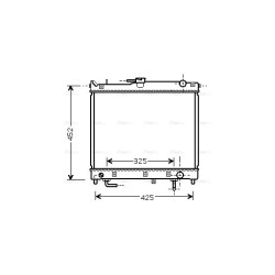 Radiator - Engine Cooling - AVA SZ2109