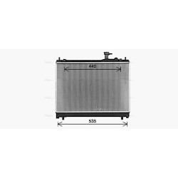 Radiator - Engine Cooling - AVA SZ2161