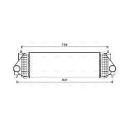Intercooler - AVA SZA4134