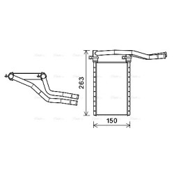 Heater Matrix - AVA SZA6146