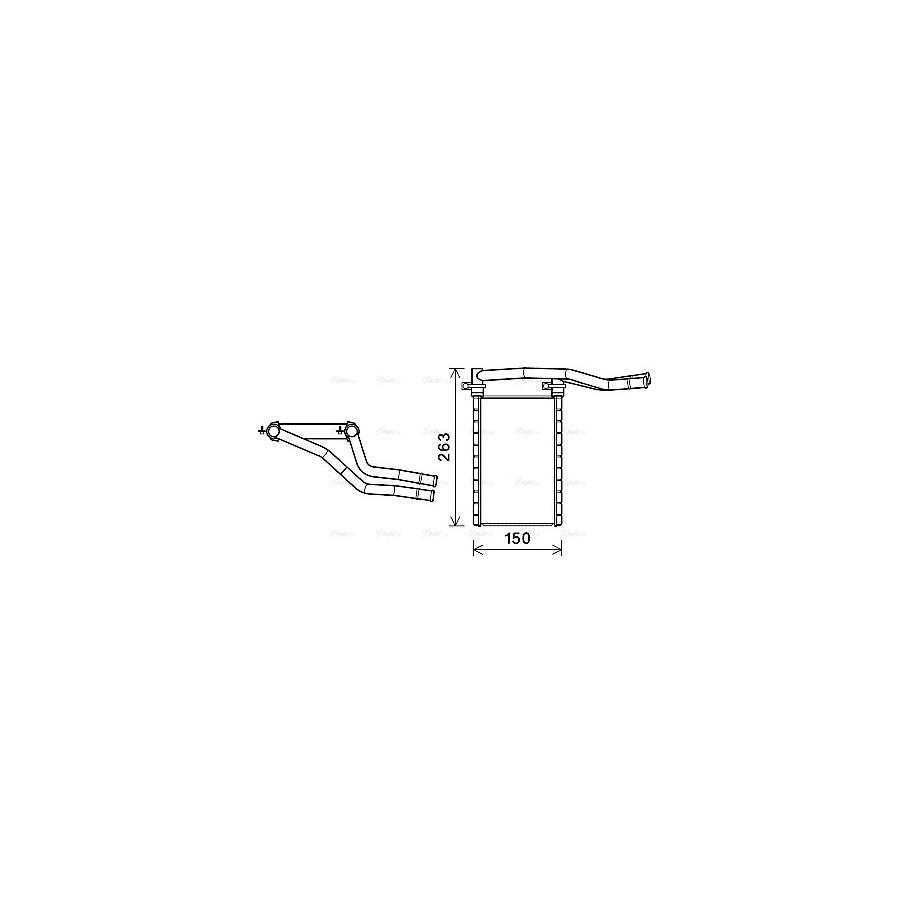 Heater Matrix - AVA SZA6146
