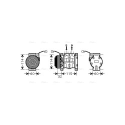 AC Compressor - AVA SZAK110