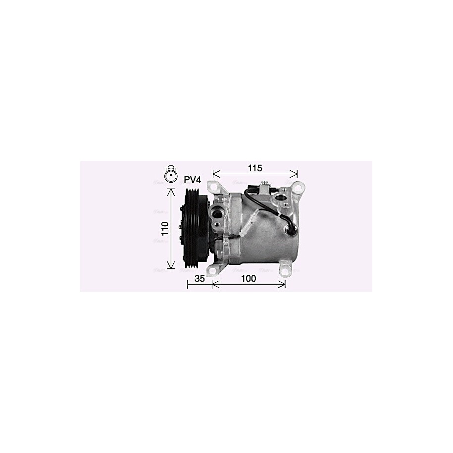 AC Compressor - AVA SZAK164