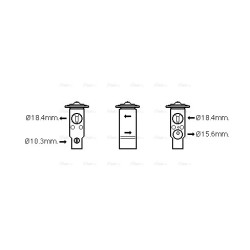 AC Expansion Valve - AVA TO1643
