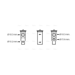 AC Expansion Valve - AVA TO1703