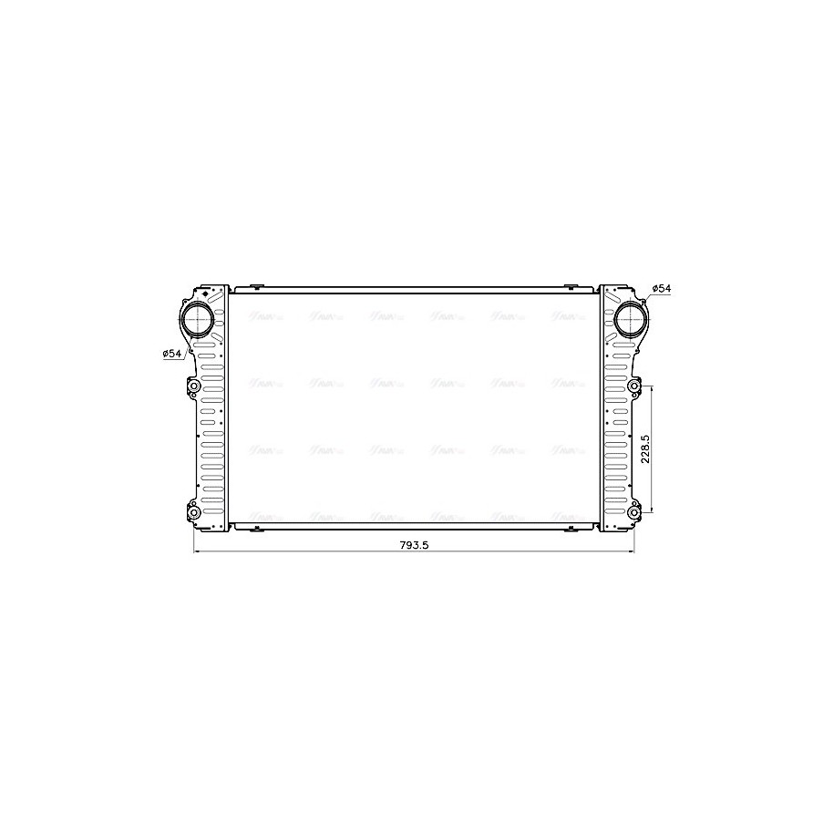Intercooler - AVA TO4794