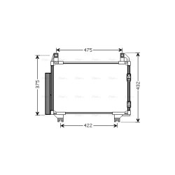 AC Condenser - AVA TO5413D