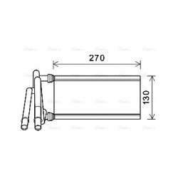 Heater Matrix - AVA TO6706