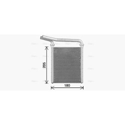 Heater Matrix - AVA TO6770