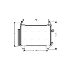 AC Condenser - AVA TOA5407D