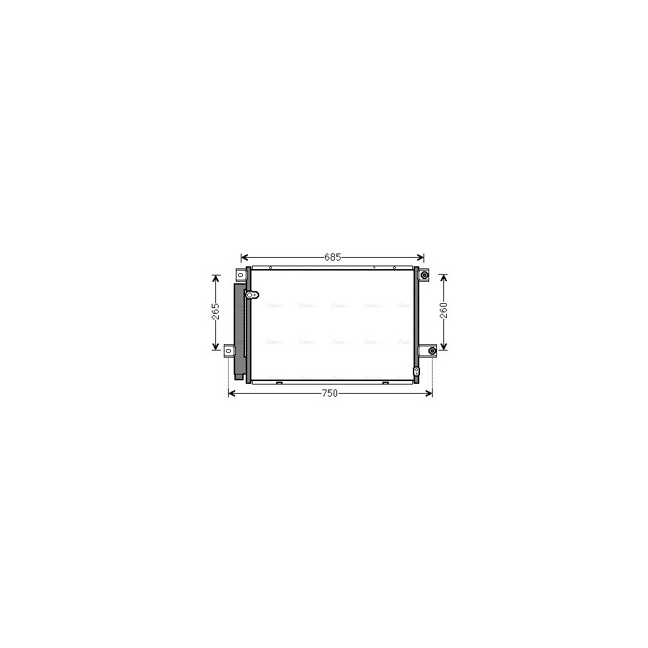 AC Condenser - AVA TOA5559D