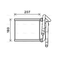 Heater Matrix - AVA TOA6727