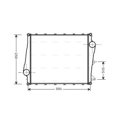 Intercooler - AVA VL4022
