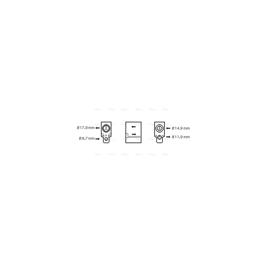 AC Expansion Valve - AVA VN1076