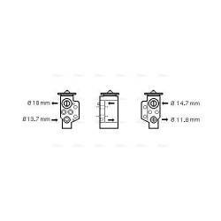 AC Expansion Valve - AVA VN1243