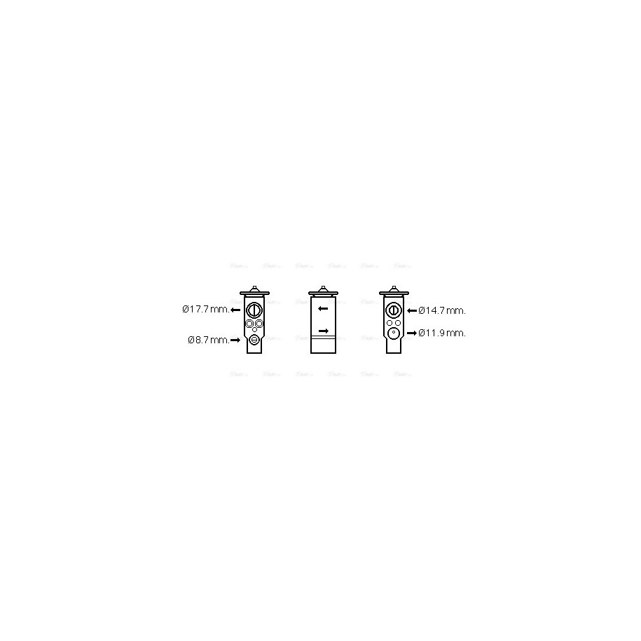 AC Expansion Valve - AVA VN1366