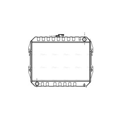 Radiator - Engine Cooling - AVA VN2090
