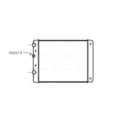 Radiator - Engine Cooling - AVA VN2129