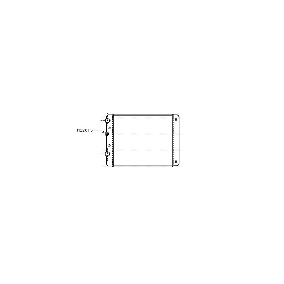 Radiator - Engine Cooling - AVA VN2129