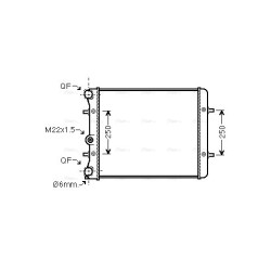 Radiator - Engine Cooling - AVA VN2152