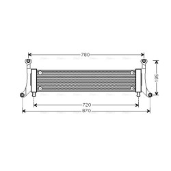 Radiator - Engine Cooling - AVA VN2278