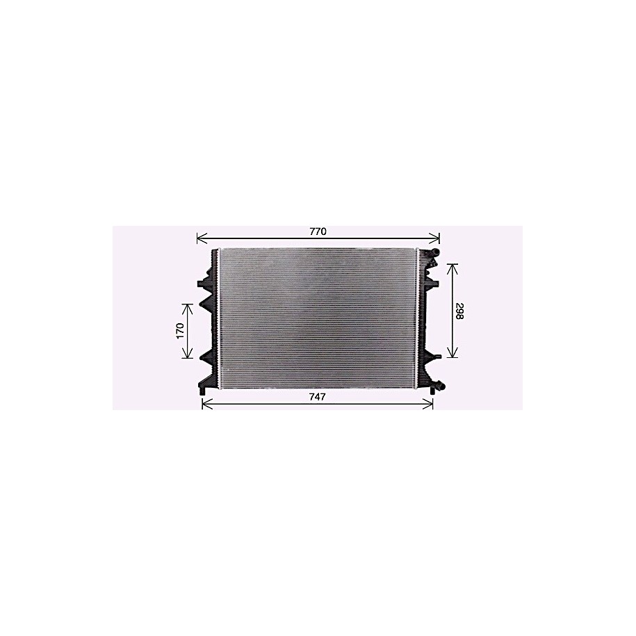 Engine Radiator - AVA VN2415