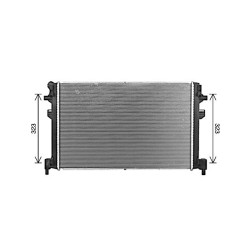 Radiator - Engine Cooling - AVA VN2426