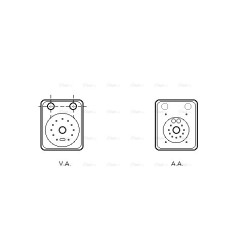 Engine Oil Cooler - AVA VN3093