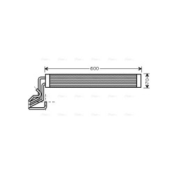 Power Steering Oil Cooler - AVA VN3264