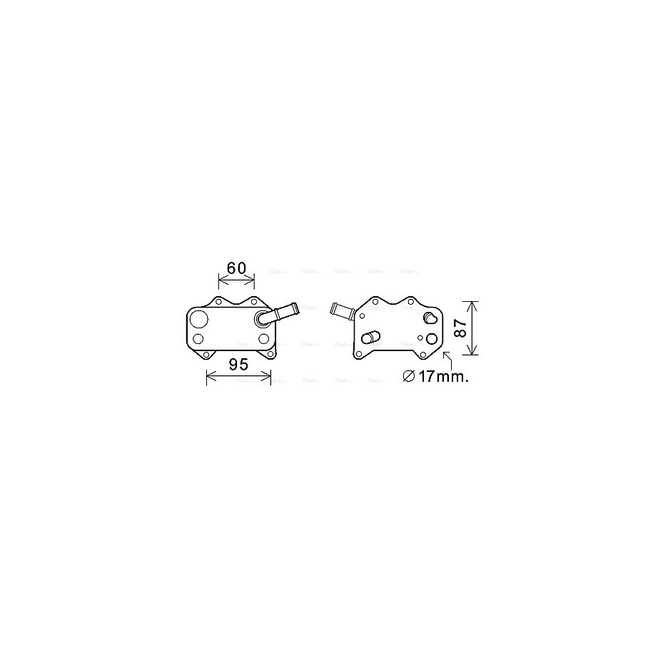 Engine Oil Cooler - AVA VN3329
