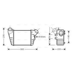 Intercooler - AVA VN4182