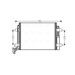 AC Condenser - AVA VN5291D