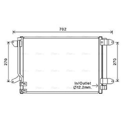 AC Condenser - AVA VN5330D